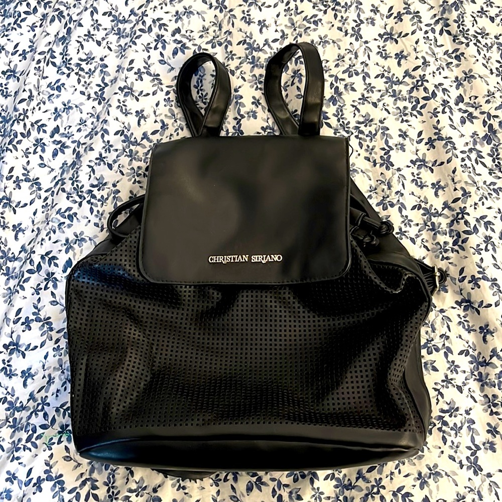 Black backpack